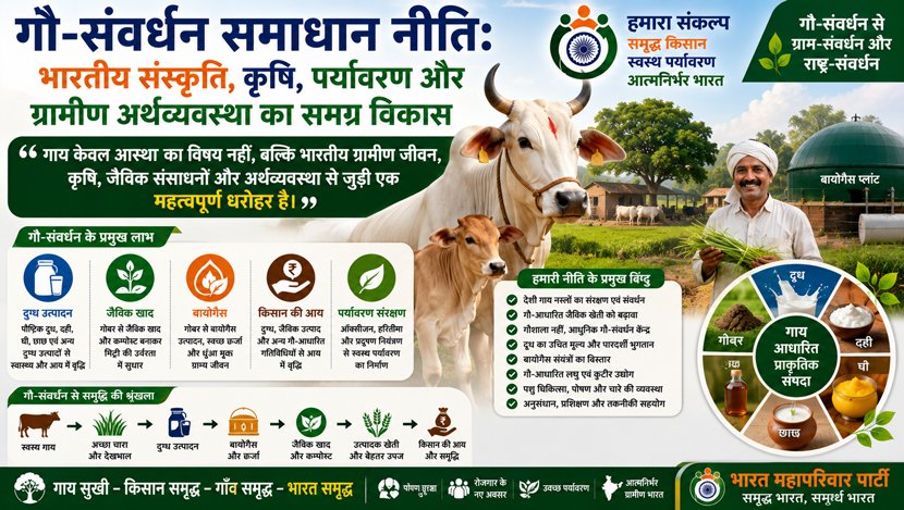 गौ-संवर्धन समाधान नीति