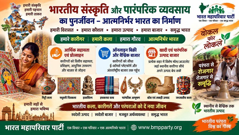 पारंपरिक कला एवं व्यवसाय का पुनरुद्धार