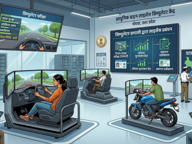 सिम्युलेटर प्रणाली द्वारा वाहन लाइसेंस का आधुनिक प्रबंधन